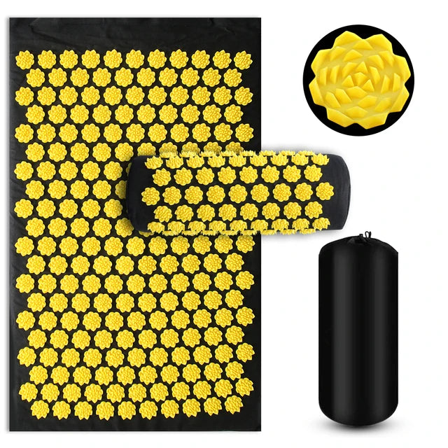 Acupressure Mat & Kussen Set | Ontspan je Rug, Nek en Schouders | Thuiskantoor Wellness