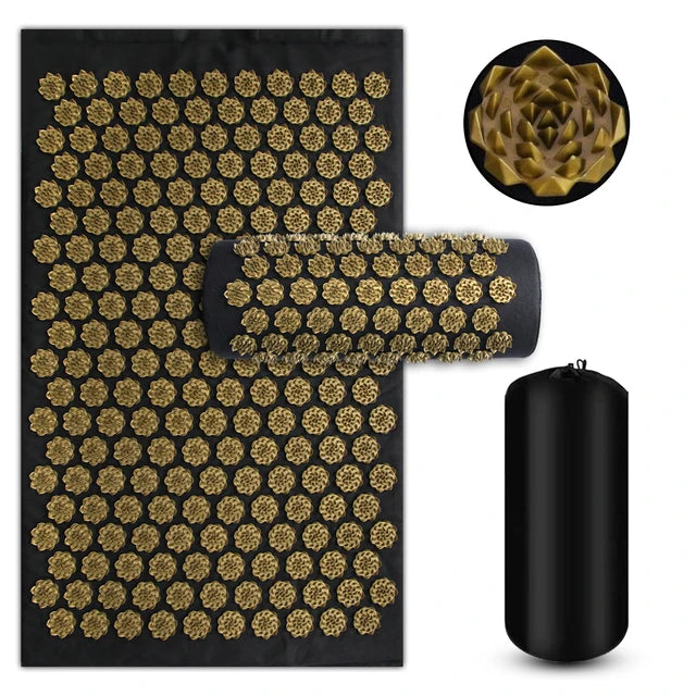 Acupressure Mat & Kussen Set | Ontspan je Rug, Nek en Schouders | Thuiskantoor Wellness