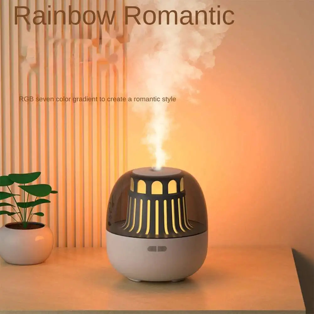 Aroma Diffuser met LED Nachtlamp | Luchtbevochtiger voor Thuiskantoor | Kleurwisselende Geurverspreider