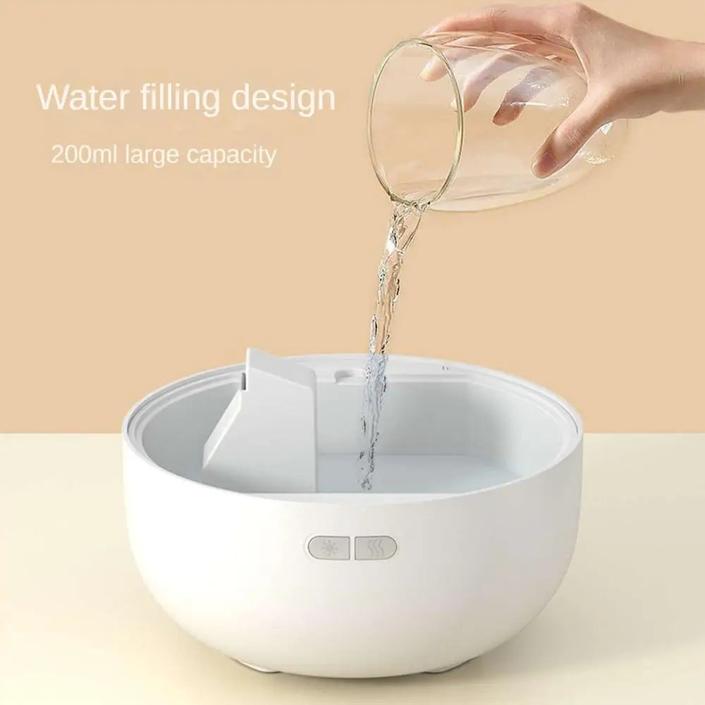 Aroma Diffuser met LED Nachtlamp | Luchtbevochtiger voor Thuiskantoor | Kleurwisselende Geurverspreider